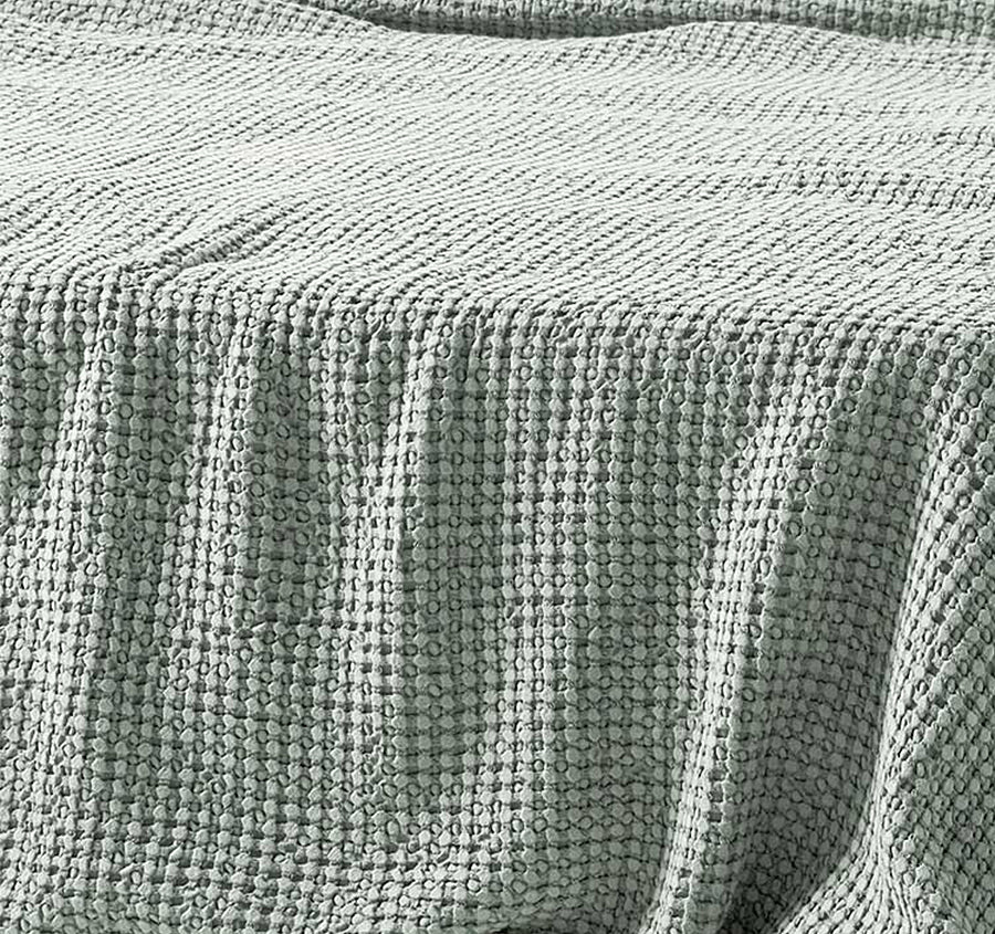 Waffle Bed Throw Mist