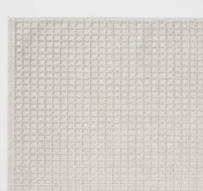 Waffle 840GSM Cotton Bath Mat Natural