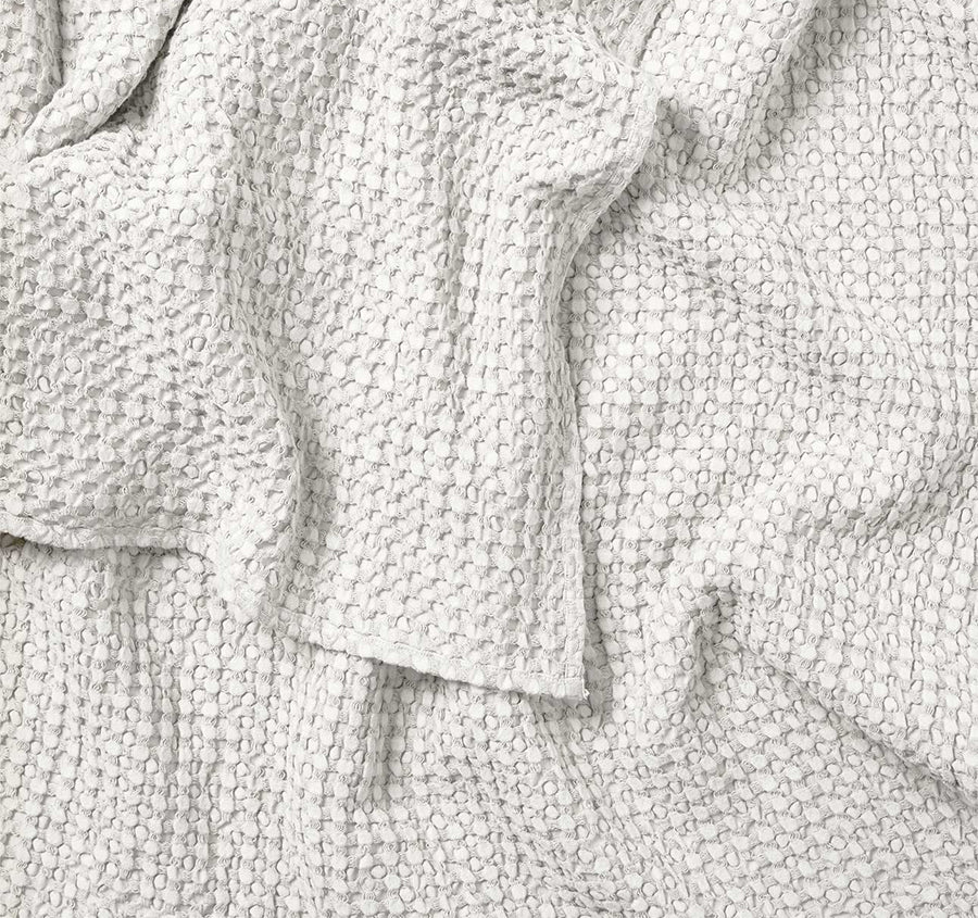 Waffle 140x200cm Throw Rug White