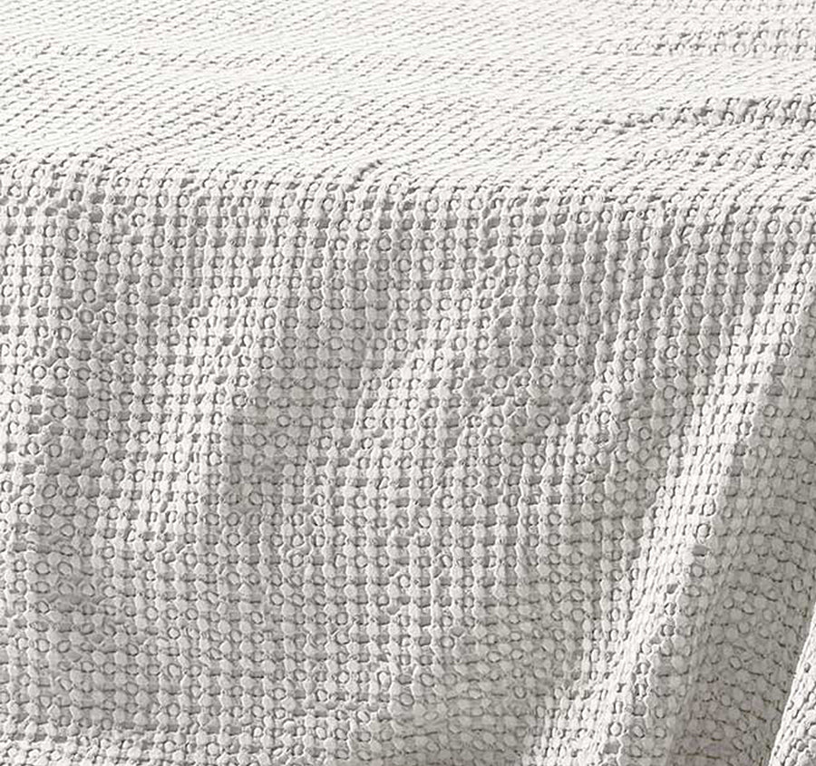 Waffle Bed Throw White