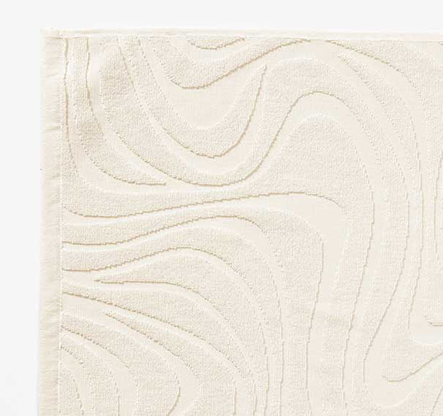 Wave 800GSM Bath Mat Sand