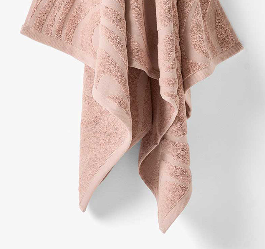 Wave 550GSM Bath Towel Range Shell