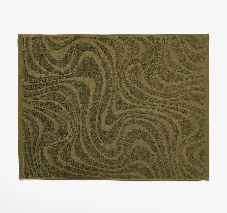 Wave 800GSM Bath Mat Willow