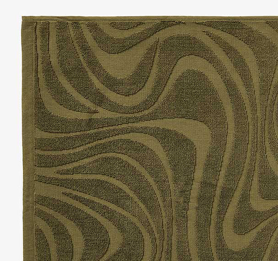 Wave 800GSM Bath Mat Willow