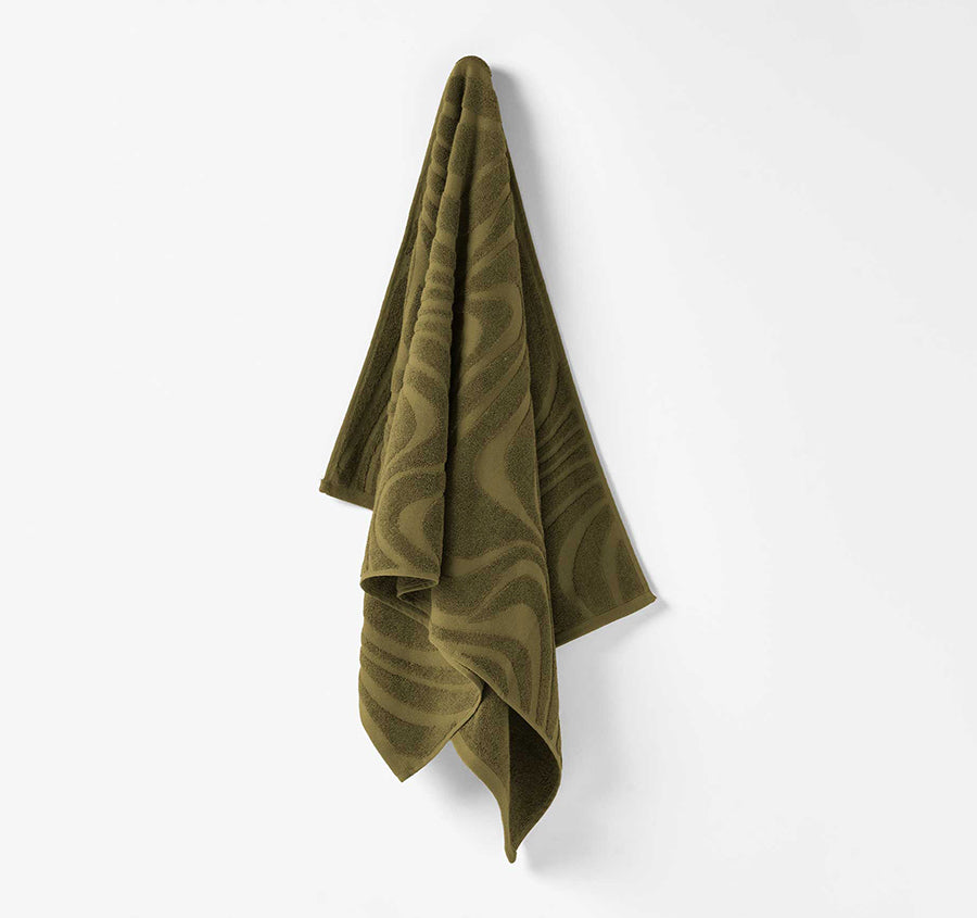 Wave 550GSM Bath Towel Range Willow