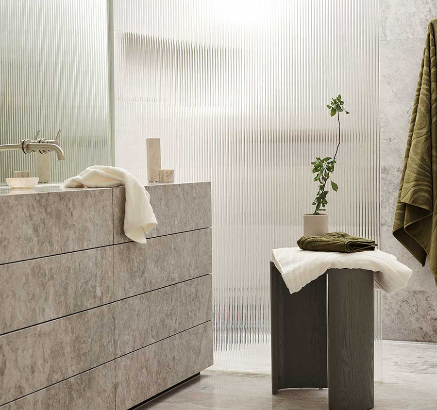 Wave 550GSM Bath Towel Range Willow