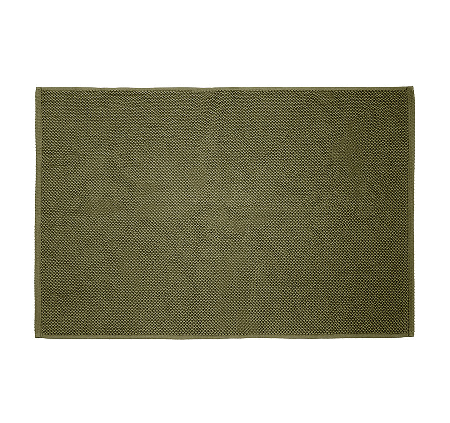 Angove 950GSM Cotton Bath Mat Olive