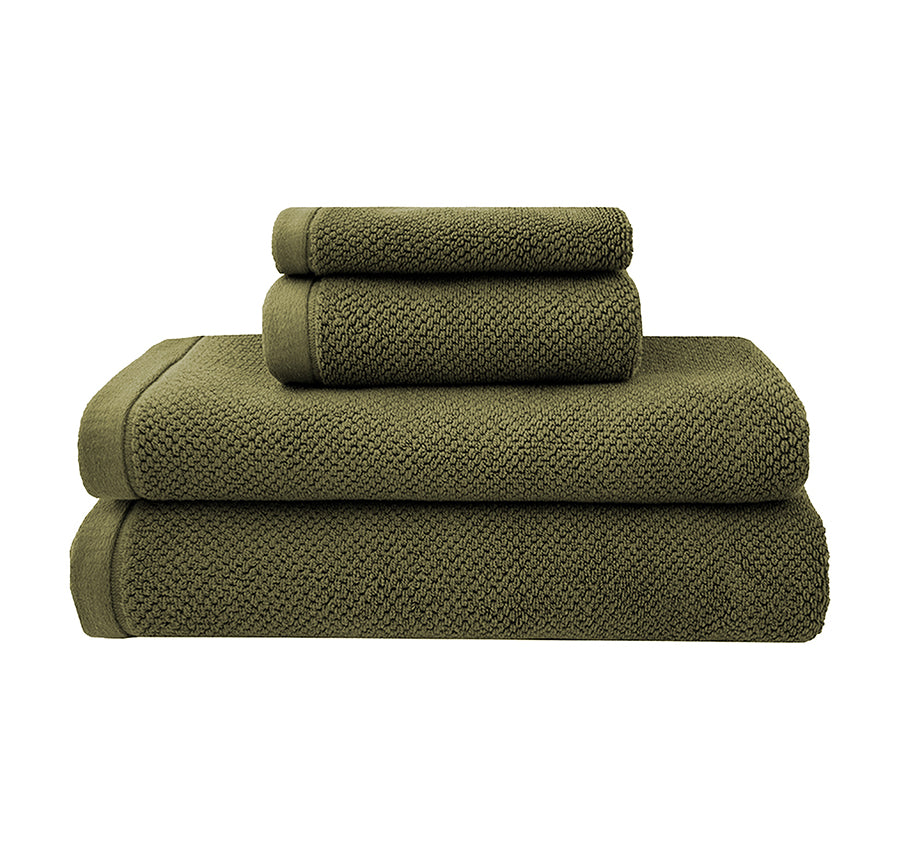 Angove 600GSM Cotton Bath Towel Range Olive