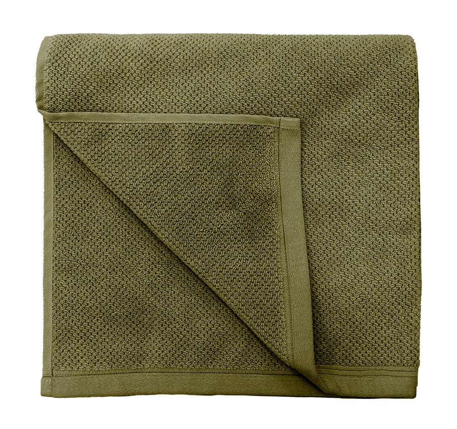 Angove 600GSM Cotton Bath Towel Range Olive
