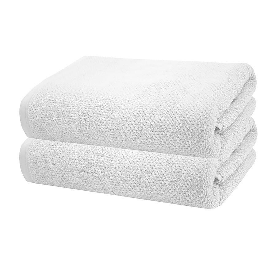 Angove 2 Piece 600GSM Cotton Bath Sheet Set White