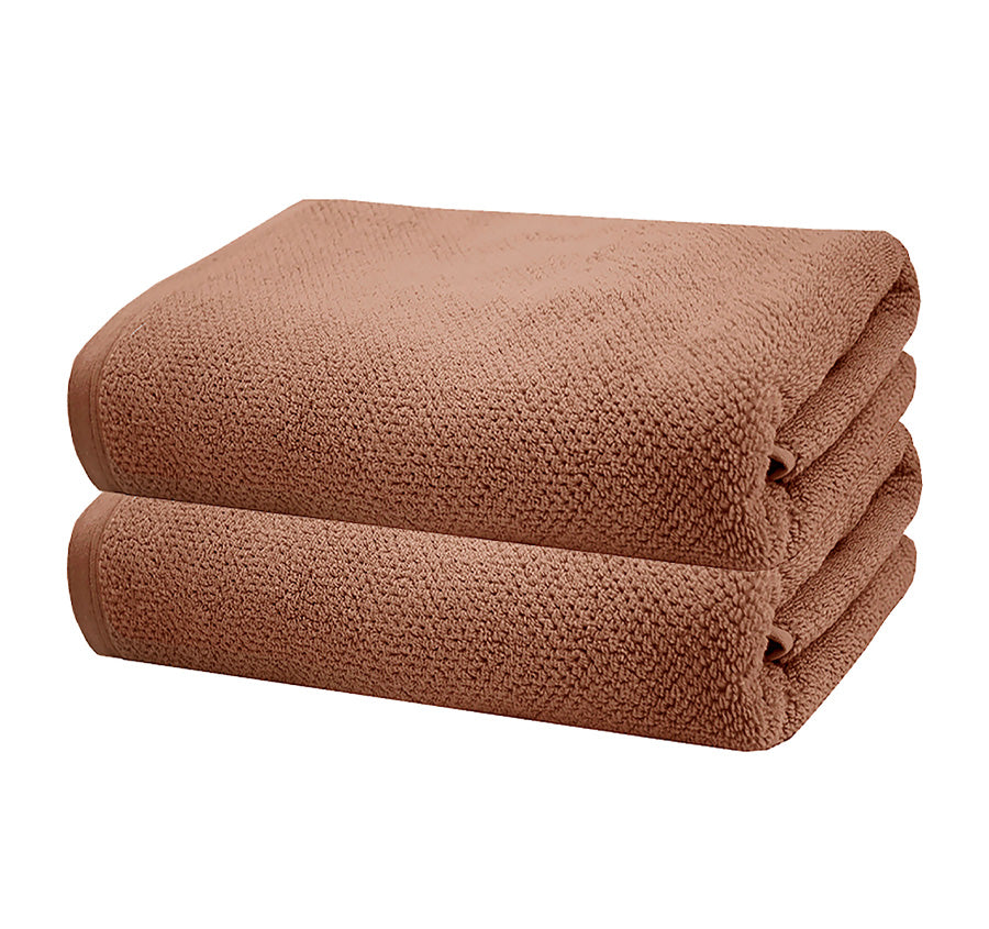 Angove 2 Piece 600GSM Cotton Bath Sheet Set Woodrose