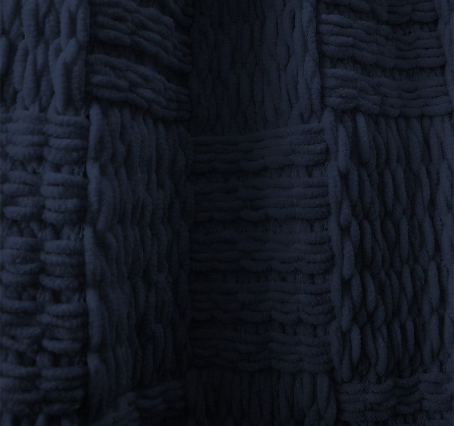 Asha 130x200cm Throw Rug Navy