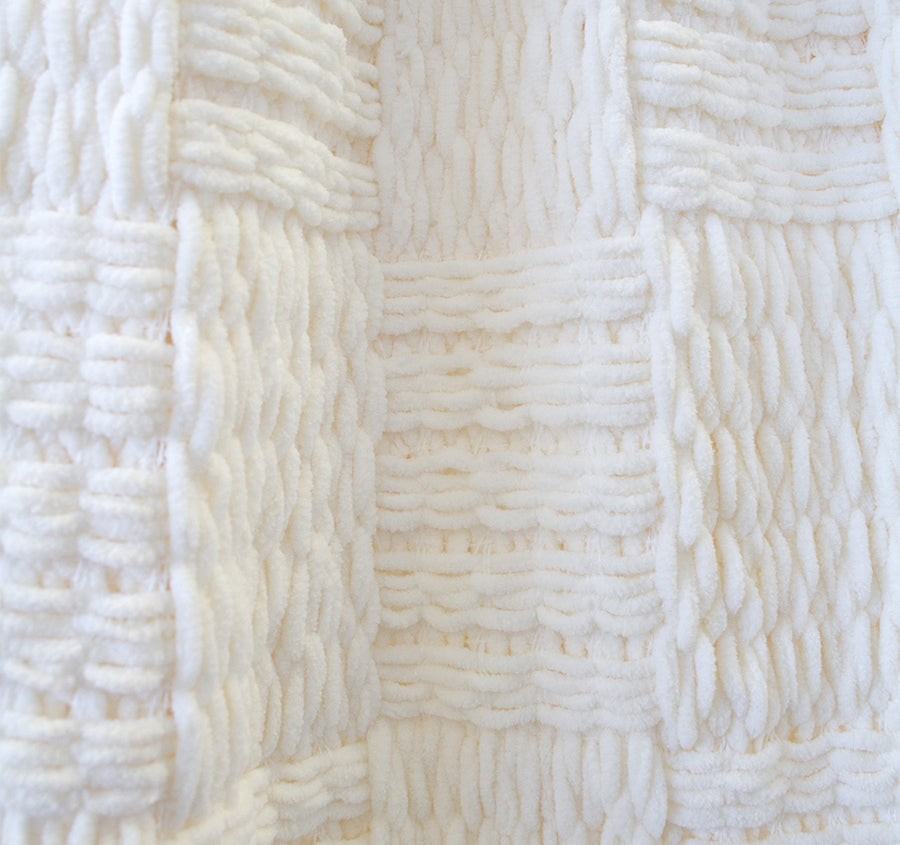 Asha 130x200cm Throw Rug White