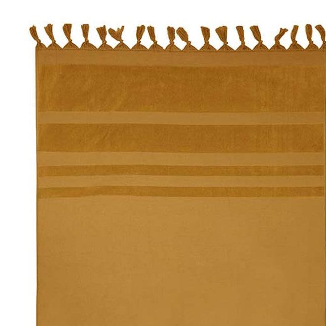 Aurora 90x170cm Beach Towel Mustard