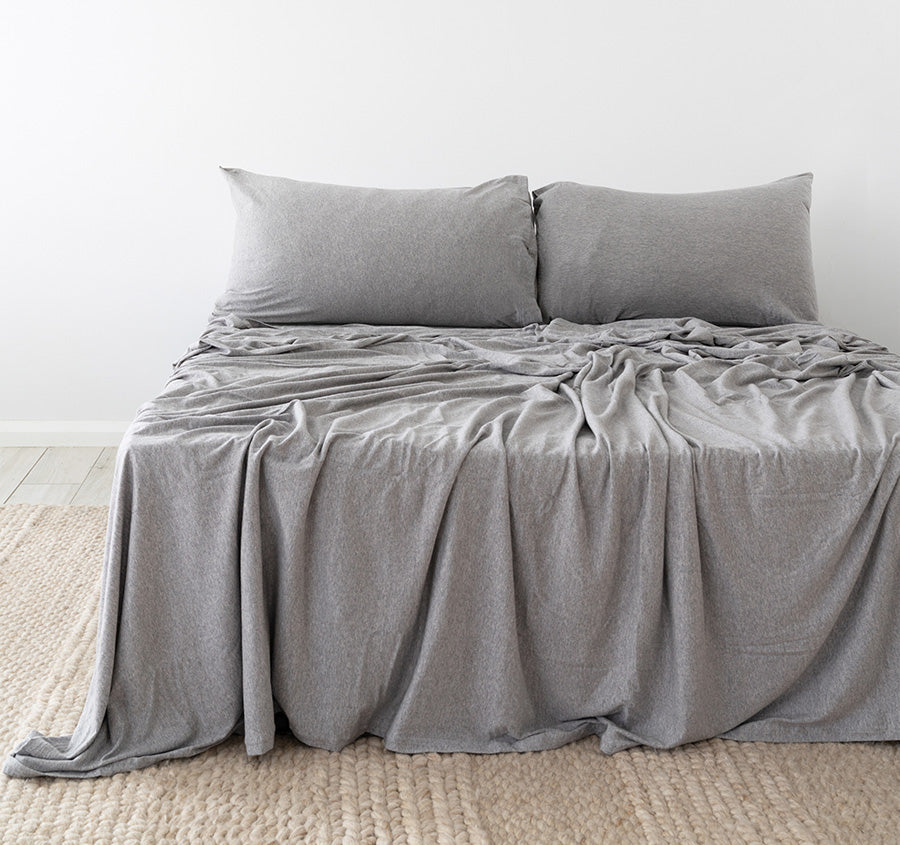 Bed T Organica Mega Sheet Set Range Grey