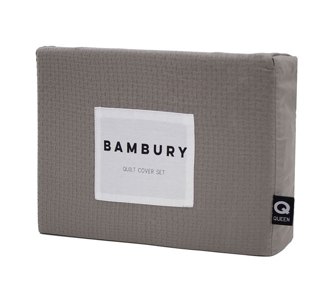 Boyd Quilt Cover Set Range Charcoal