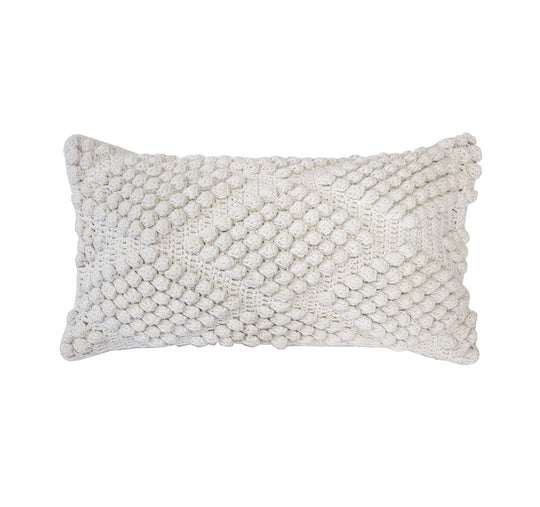 Bridget 30x60cm Filled Cushion Ivory