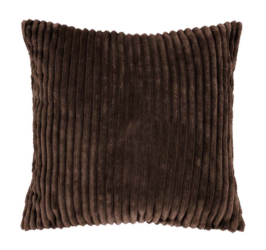 Channel 50x50cm Filled Cushion Chocolate