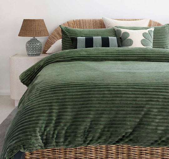 Channel Quilt Cover Set Range Juniper