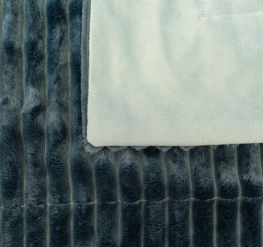 Channel 150x200cm Throw Rug Petrol