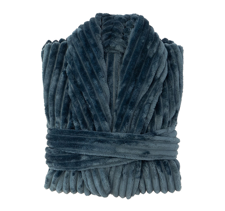 Channel Bathrobe Range Petrol