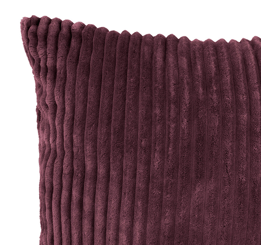 Channel 50x50cm Filled Cushion Plum
