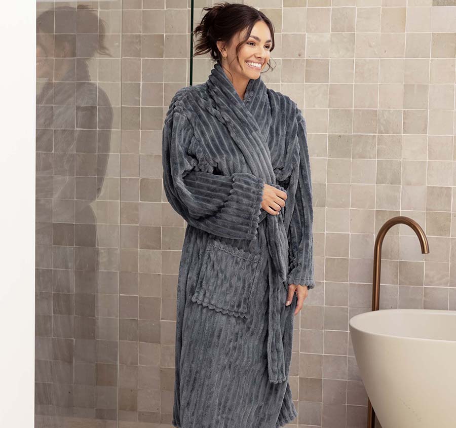 Channel Bathrobe Range Steel