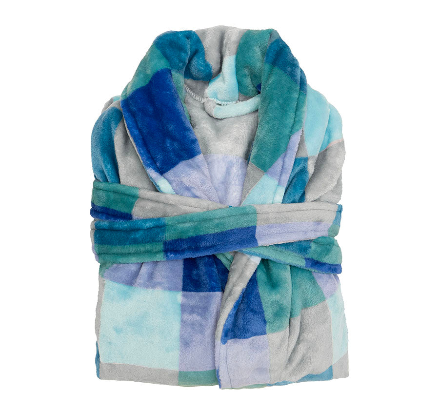 Charlie Ultraplush Bathrobe Range Ocean