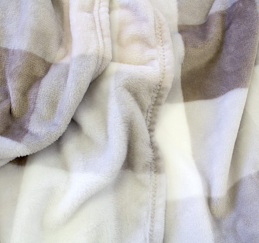 Charlie Ultraplush Blanket Range Nougat