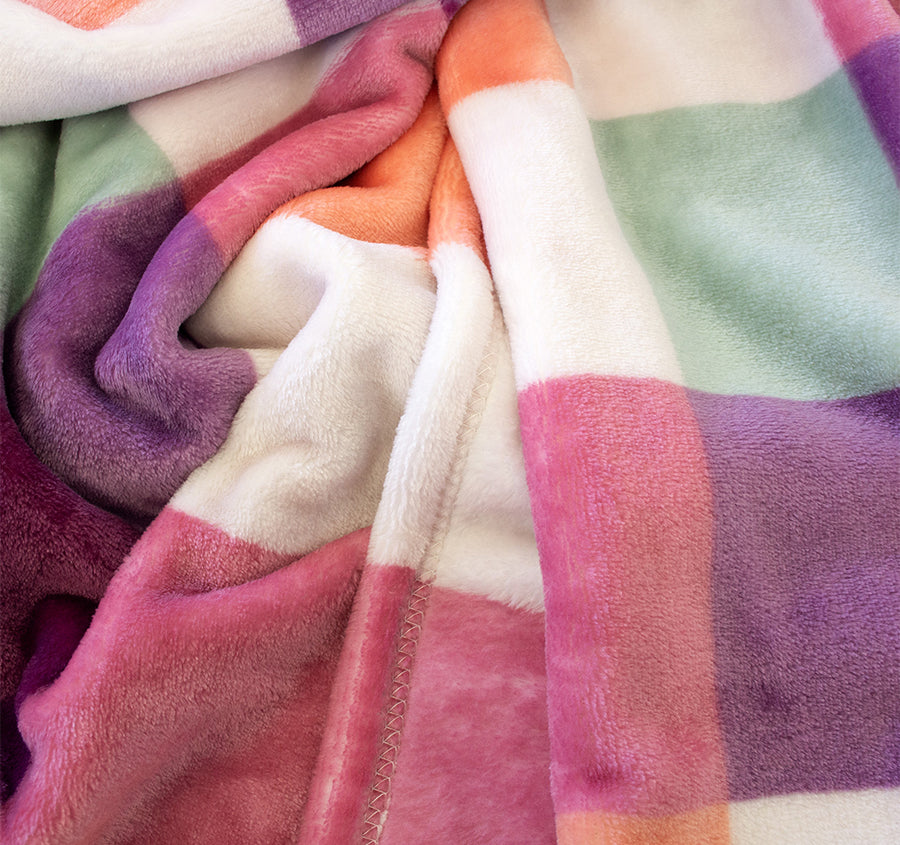Charlie Ultraplush Blanket Range Sherbet