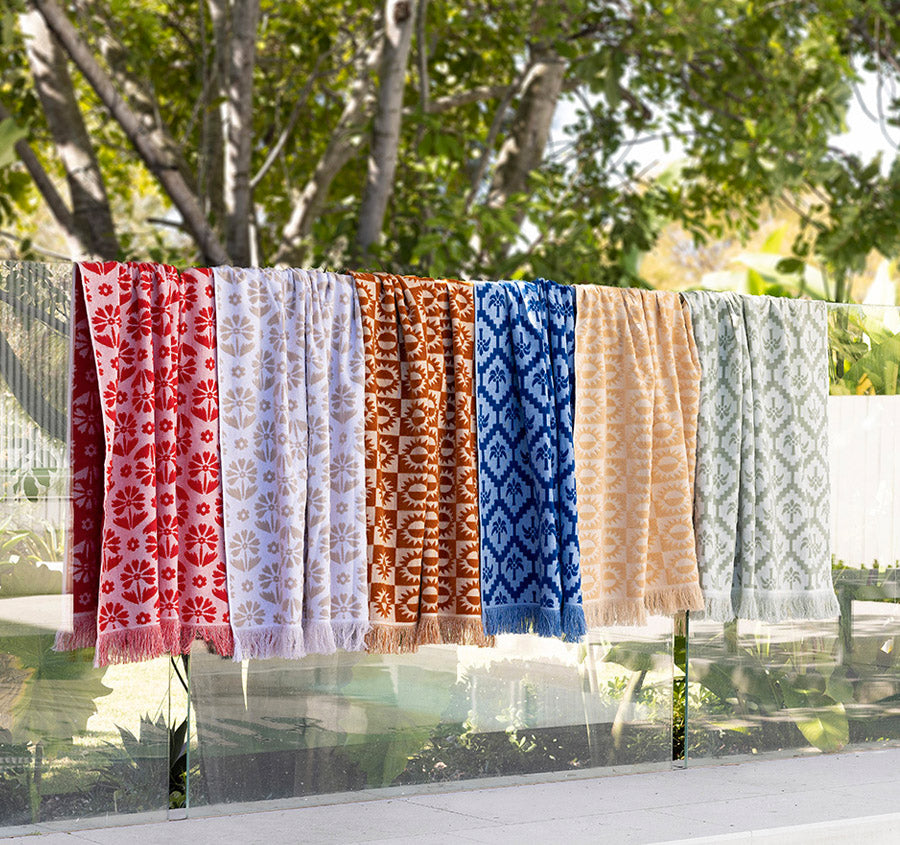 Cocos 90x170cm Beach Towel Cobalt
