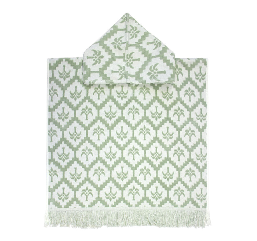 Cocos Kids Poncho Sage