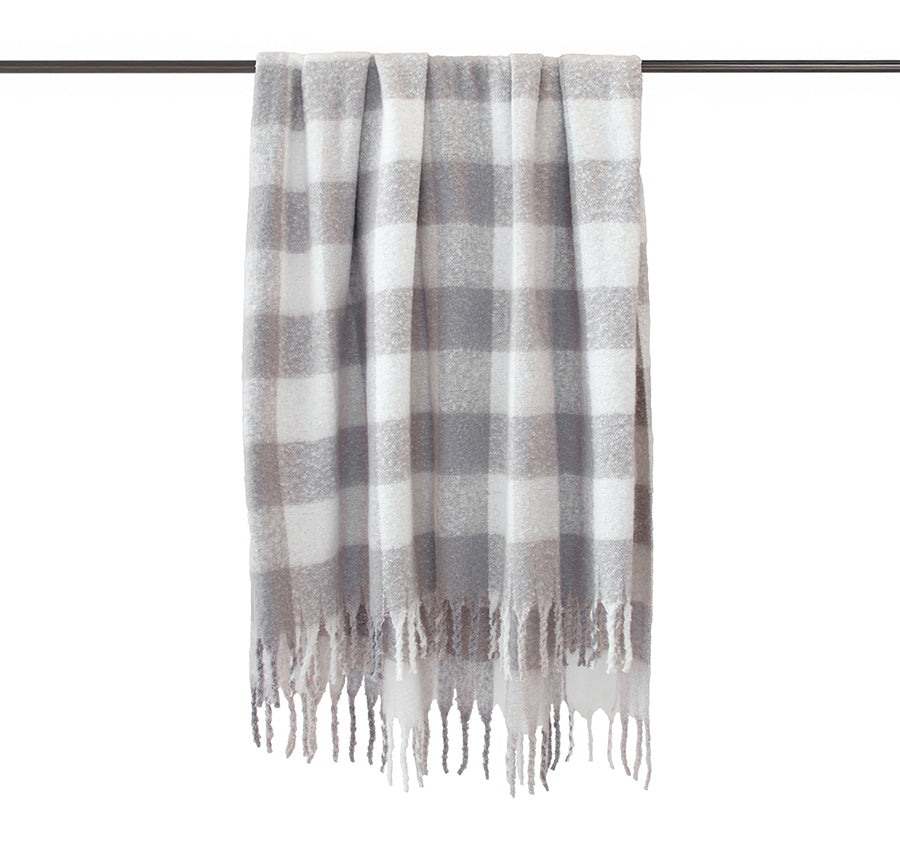 Cosmo 130x200cm Throw Rug Stone