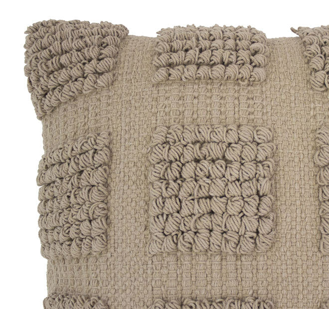 Dawson 45x45cm Filled Cushion Almond