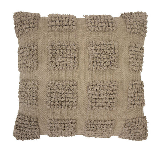 Dawson 45x45cm Filled Cushion Almond