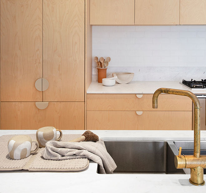 Microfibre Deluxe Dish Drying Mat Duck Egg