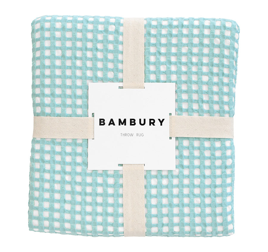 Dora 130x180cm Throw Rug Aqua