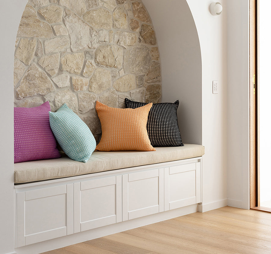 Dora 50x50cm Filled Cushion Aqua