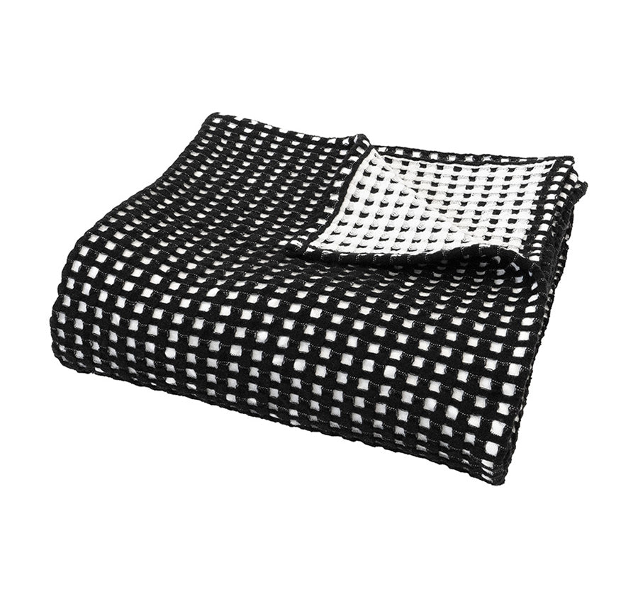 Dora 130x180cm Throw Rug Black