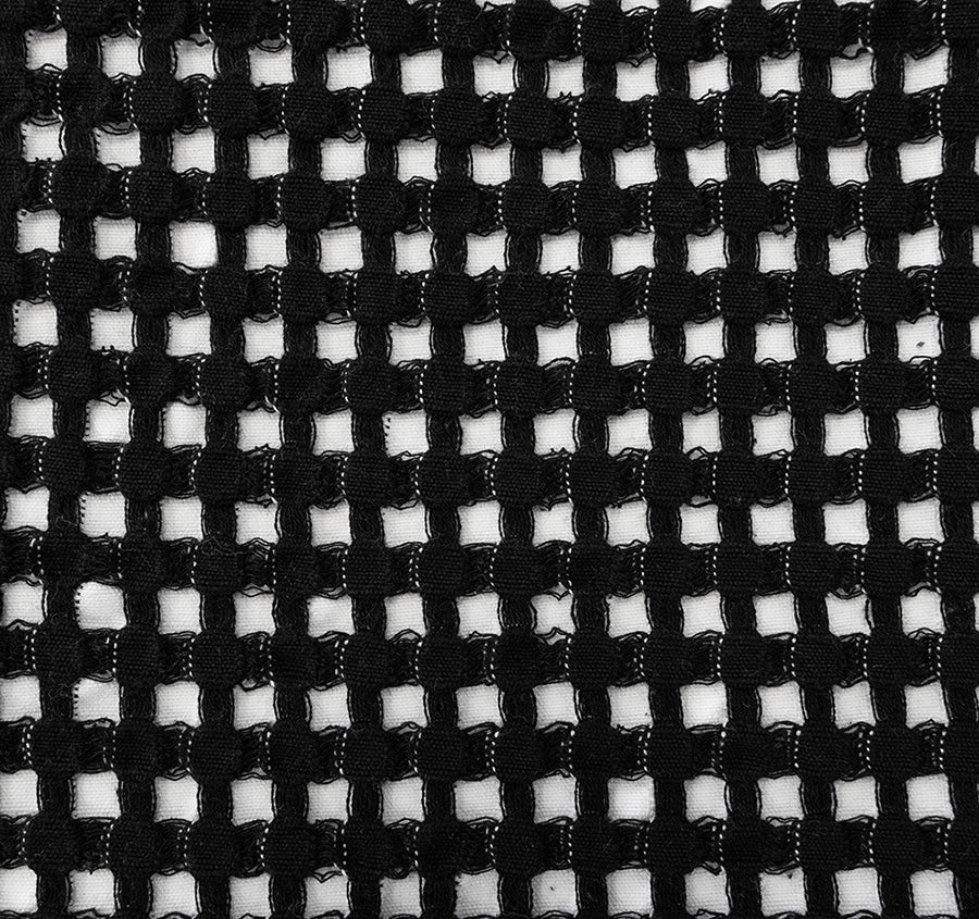 Dora 130x180cm Throw Rug Black