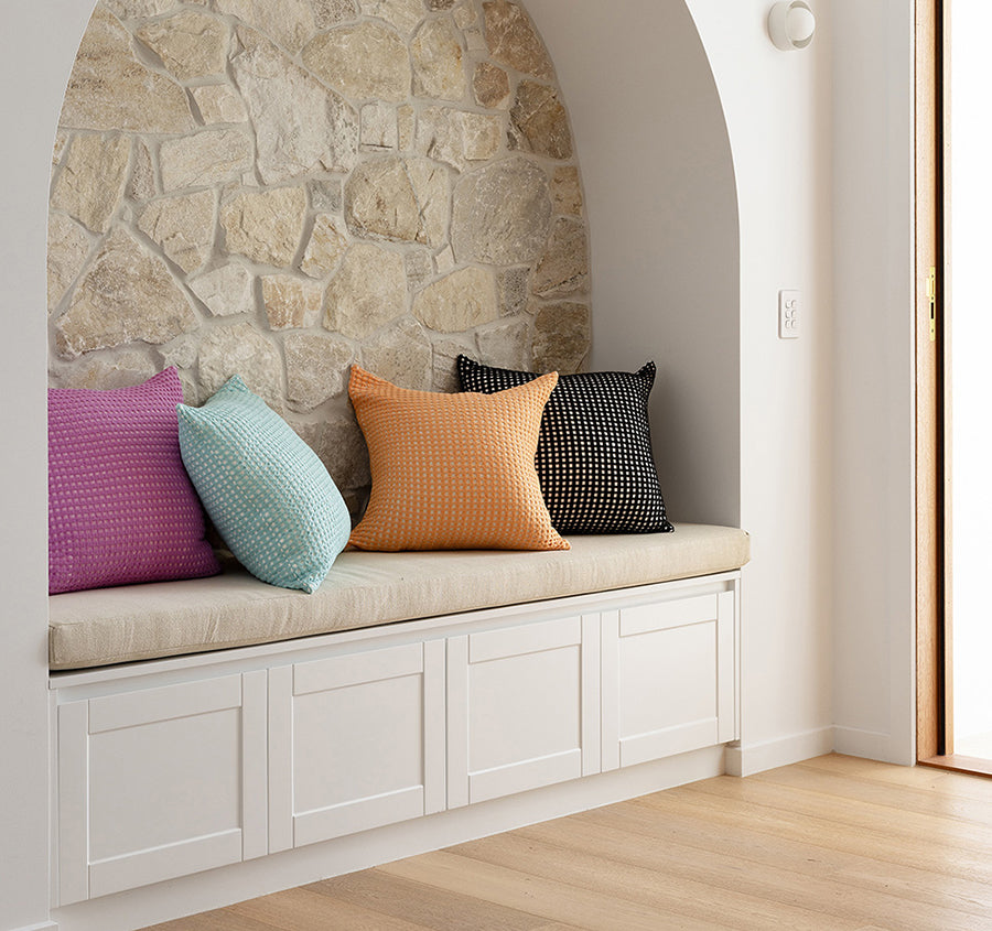 Dora 50x50cm Filled Cushion Black