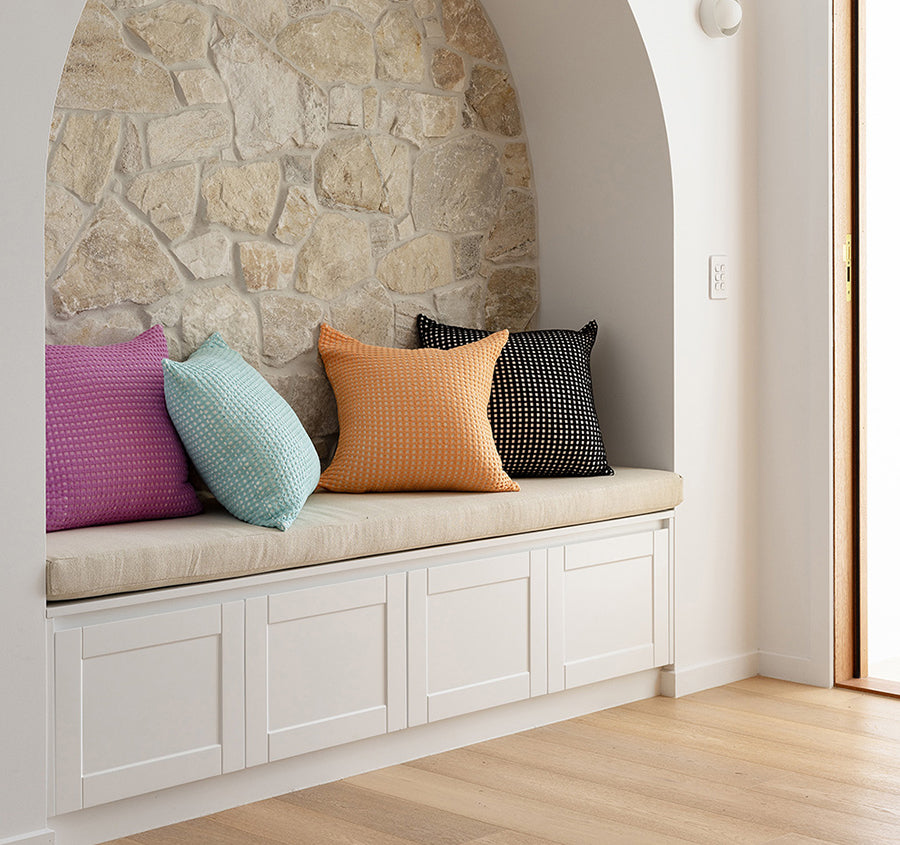 Dora 50x50cm Filled Cushion Peach