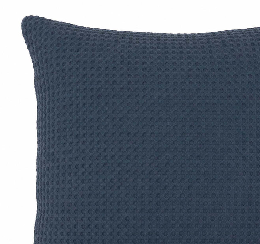 Dorset Waffle European Pillowcase Navy