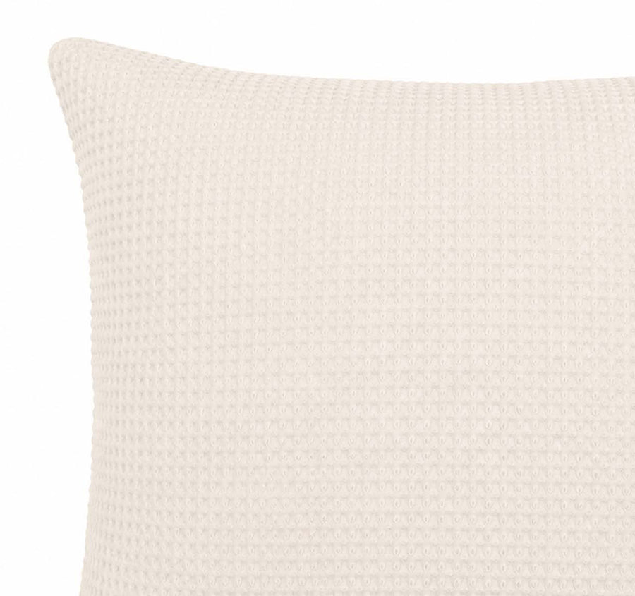 Dorset Waffle European Pillowcase Stone