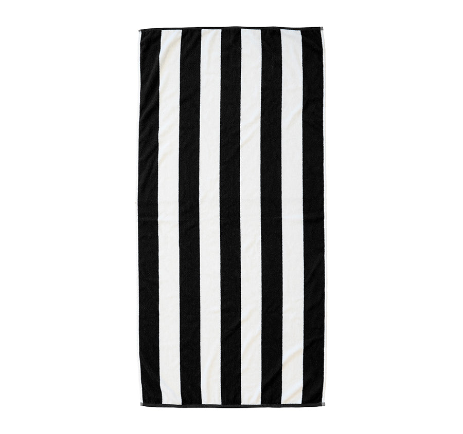 Ecobeach 75x150cm Beach Towel Black