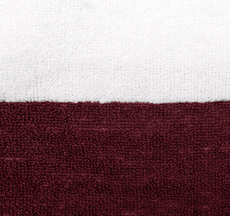 Ecobeach 75x150cm Beach Towel Maroon