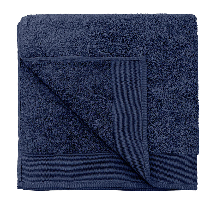 Elvire 600GSM Cotton Bath Towel Range Navy