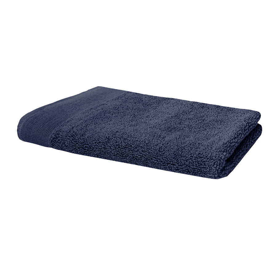 Elvire 4 Piece 600GSM Cotton Hand Towel Set Navy