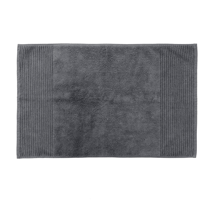 Elvire 800GSM Cotton Bath Mat Pewter
