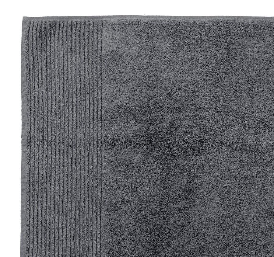 Elvire 800GSM Cotton Bath Mat Pewter